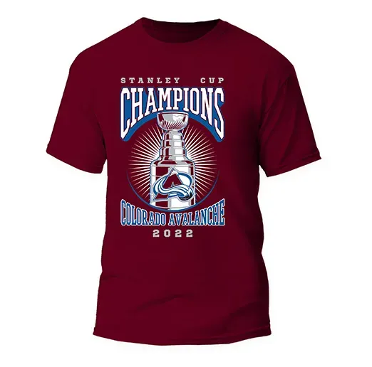 Футболка Colorado Avalanche Champions Stanley Cup 2022