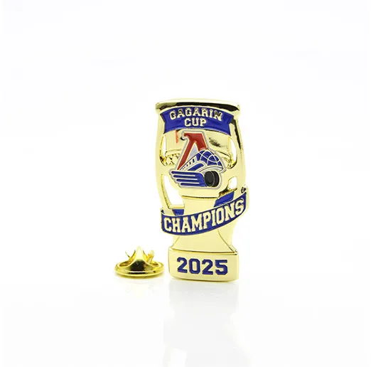 Значок КХЛ Локомотив Обладатель кубка Гагарина-2025