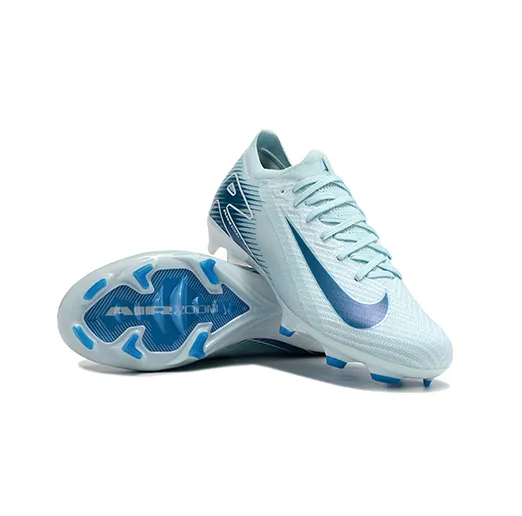 Бутсы Nike Air Zoom Mercurial Vapor 16 Elite FG голубые подростковые