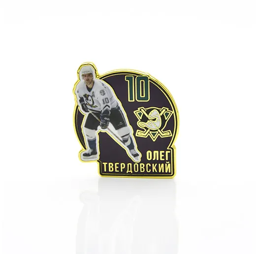 Значок НХЛ Звезда NHL Олег Твердовский №10