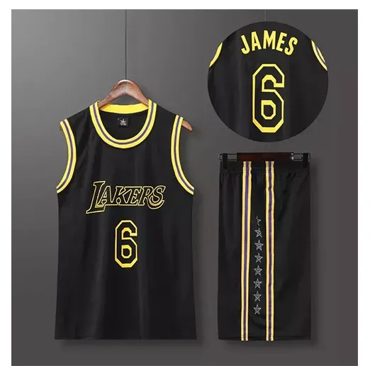 Форма баск. подр. LAKERS JAMES #6 черная