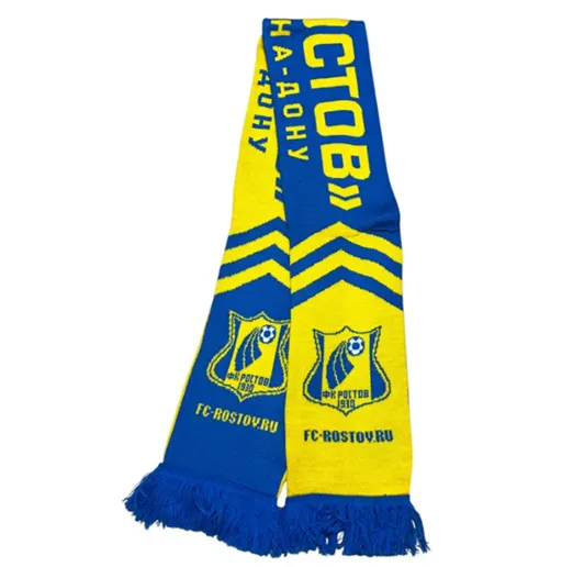 Шарф Ростов желто-синий FC-ROSTOV.RU SCF1001 акриловый