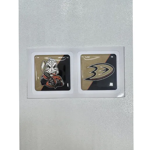 Наклейки на телефон логотип+талисман ХК Anaheim Ducks