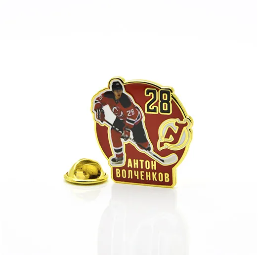 Значок НХЛ Звезда NHL Антон Волченков №28