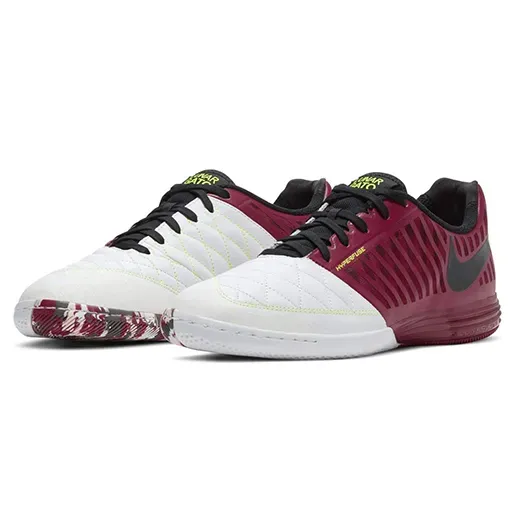 Футзалки Nike Lunar Gato бордово-белые