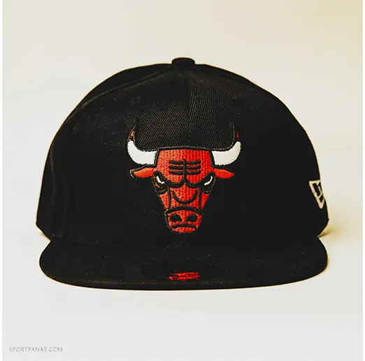 Бейсболка НБА Чикаго Буллз New Era 09 Snapback черная, 56-60