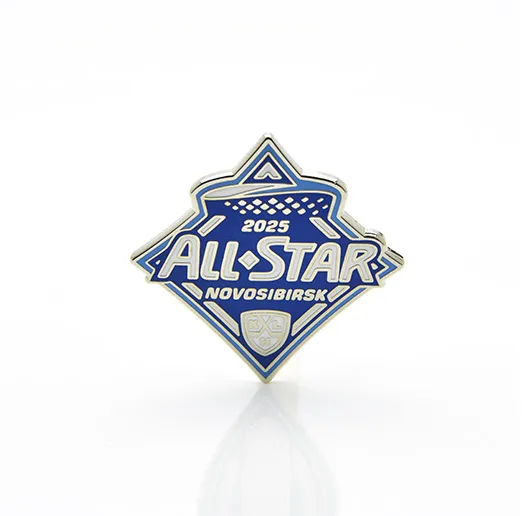 Значок КХЛ Матч звезд 2025 Новосибирск