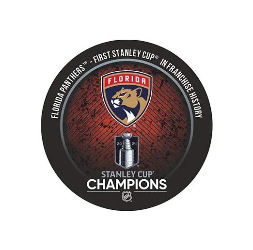 Шайба НХЛ Champions 2024 Флорида FIRST STANLEY CUP 1-ст.