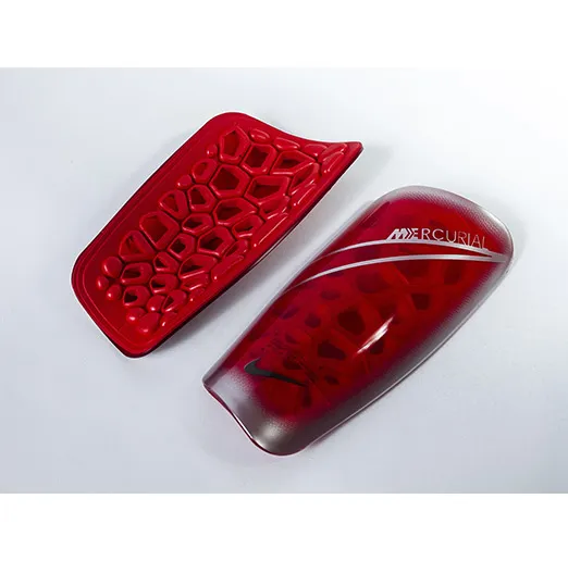 Щитки Nike Mercurial Lite красно-сер., 18 см