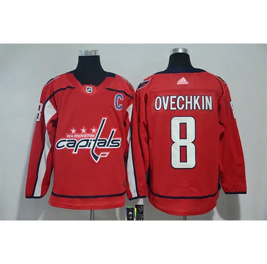 Свитер хокк. Вашингтон №8 OVECHKIN красный