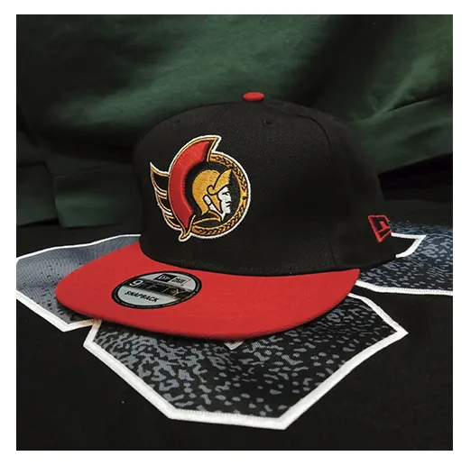 Бейсболка Оттава New Era 02 Snapback черная