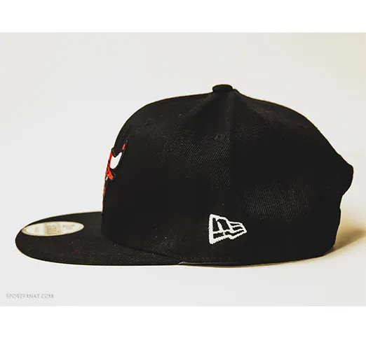 Бейсболка НБА Чикаго Буллз New Era 09 Snapback черная, 56-60