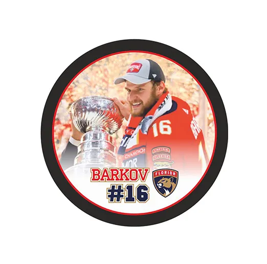 Шайба Игрок НХЛ BARKOV №16 Флорида с Кубком Стэнли 2024 1-ст.