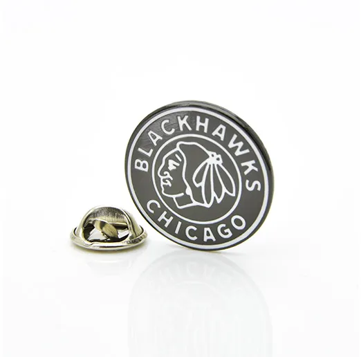 Значок НХЛ Чикаго Блэк Хокс Эмблема круглая