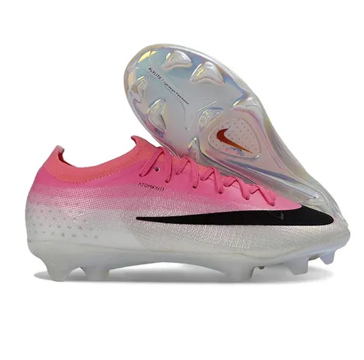 Бутсы Nike Air Zoom Mercurial Vapor 17 Elite FG серебристо-розовые