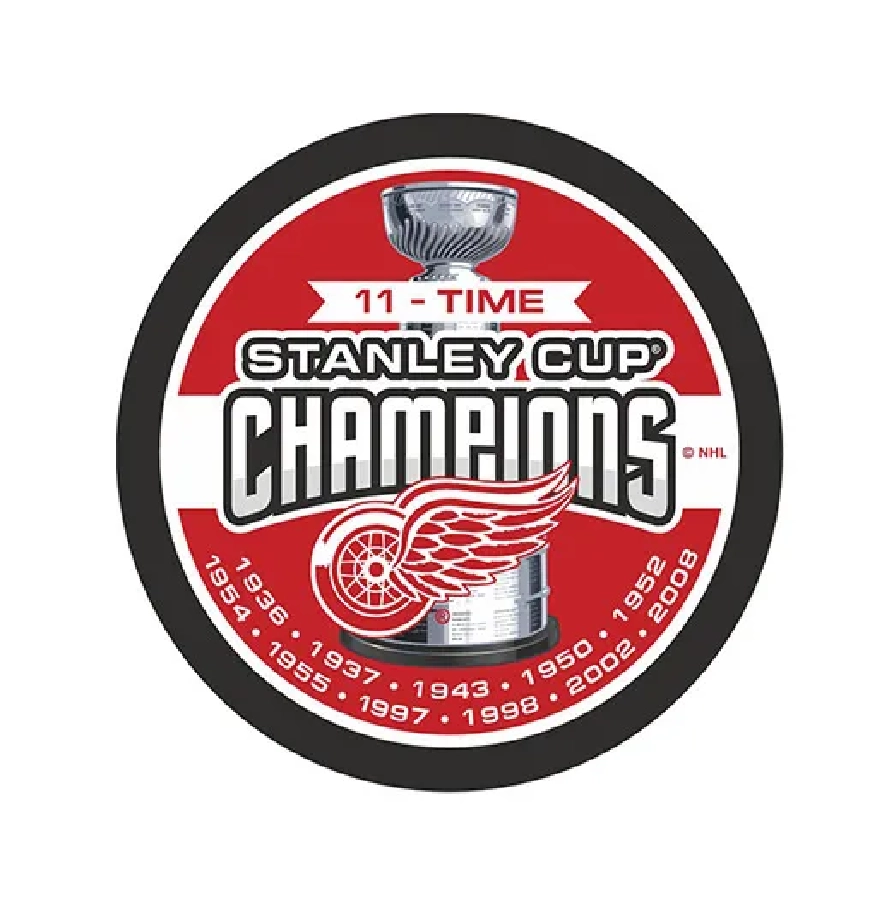 Шайба НХЛ Champions 11-Time Stanley Cup Detroit 1-ст.