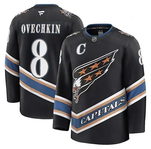 Свитер хокк. Вашингтон №8 OVECHKIN FANATICS черный