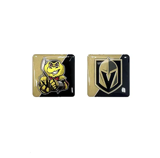Наклейки на телефон логотип+талисман ХК Vegas Golden Knights