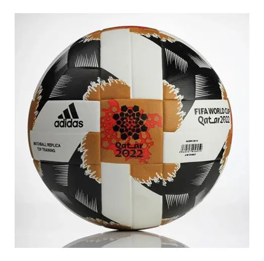 Мяч футб. 5 ADIDAS FIFA WORLD CUP QATAR 2022 бело-черно-золотистый