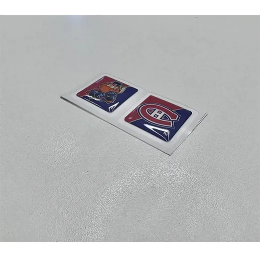 Наклейки на телефон логотип+талисман ХК Montreal Canadiens