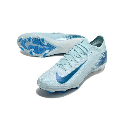Бутсы Nike Air Zoom Mercurial Vapor 16 Elite FG голубые подростковые