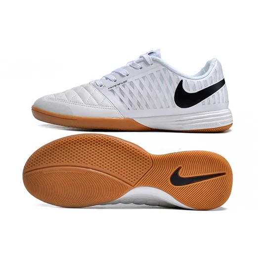 Футзалки Nike Lunar Gato II белые подростковые