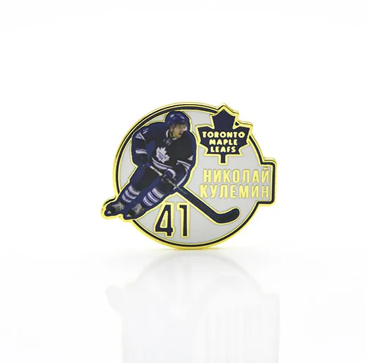 Значок НХЛ Звезда NHL Николай Кулемин №41