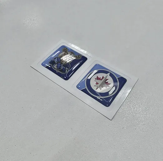 Наклейки на телефон логотип+талисман ХК Winnipeg Jets