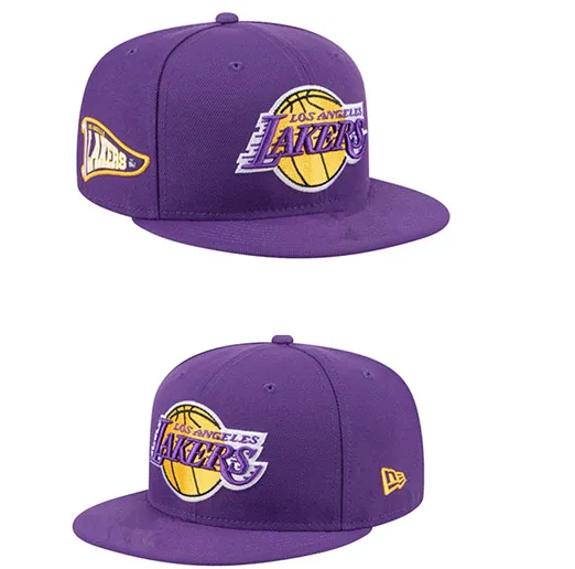 Бейсболка НБА Лейкерс New Era 01 Snapback фиолетовая