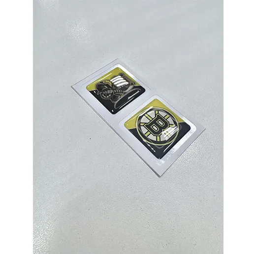Наклейки на телефон логотип+талисман ХК Boston Bruins