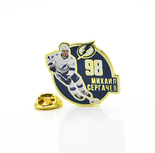 Значок НХЛ Звезда NHL Михаил Сергачев №98