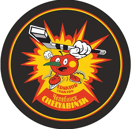 Шайба КХЛ Трактор 1994 кубок Шпенглера сеньор-помидор 1-ст.