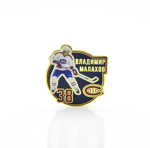 Значок НХЛ Звезда NHL Владимир Малахов №38