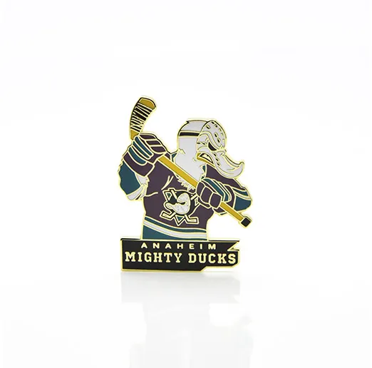 Значок НХЛ Анахайм Майти Дакс Маскот