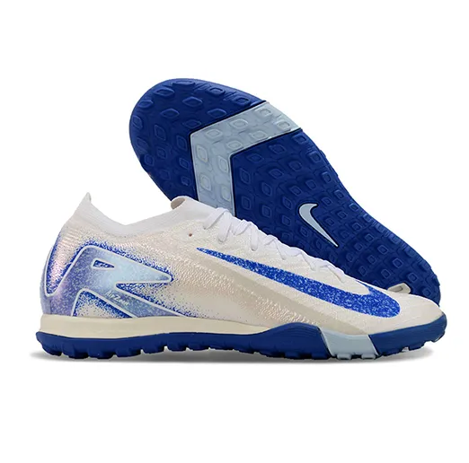 Сороконожки NIKE AIR ZOOM MERCURIAL VAPOR 16 ELITE TF04 бело-голубые