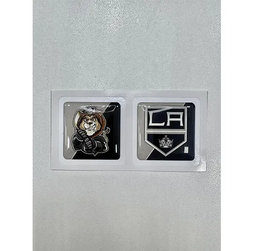 Наклейки на телефон логотип+талисман ХК Los Angeles Kings