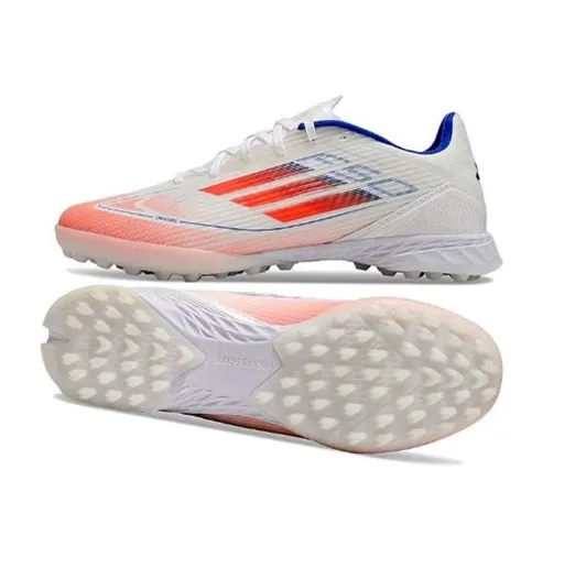 Сороконожки ADIDAS F50 League TF13 бело-красные