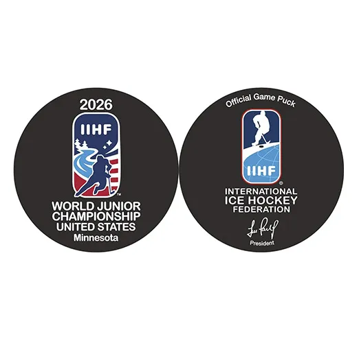 Шайба МЧМ 2026 USA Minnesota Game 2-ст.