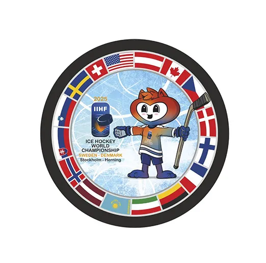 Шайба ЧМ 2025 SWEDEN - DENMARK Флаги 1-ст.