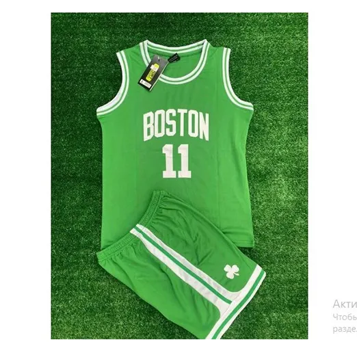 Форма баск. взр. Celtics IRVING №11 зеленая