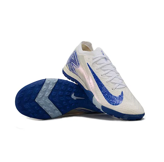 Сороконожки NIKE AIR ZOOM MERCURIAL VAPOR 16 ELITE бело-голубые подростковые