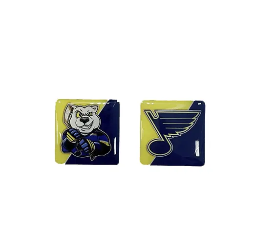 Наклейки на телефон логотип+талисман ХК St.Louis Blues