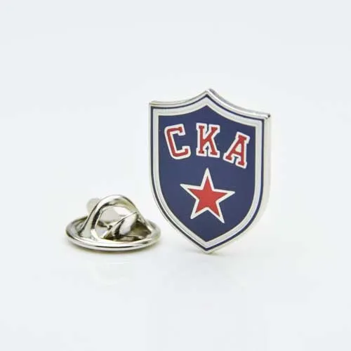 Значок КХЛ СКА Эмблема NEW синяя