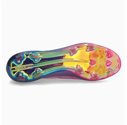 Бутсы ADIDAS F50 Elite FG LAMINE YAMAL BTS23 без шнурков фиолетовые