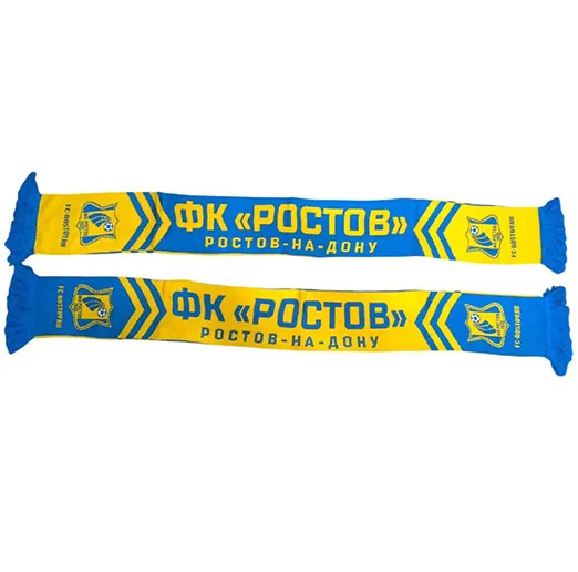 Шарф Ростов желто-синий FC-ROSTOV.RU SCF1001 акриловый