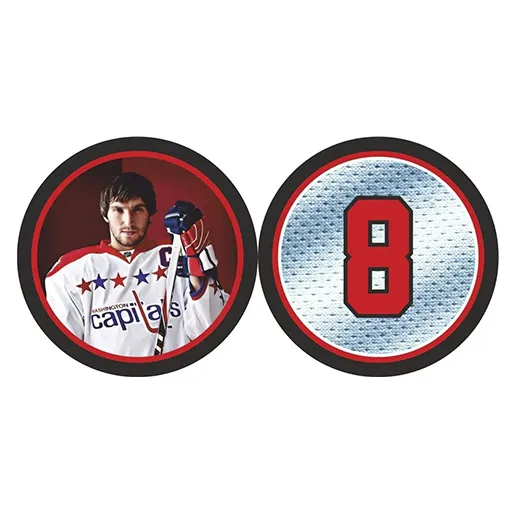 Шайба Игрок НХЛ OVECHKIN в белом свитере 2-ст.