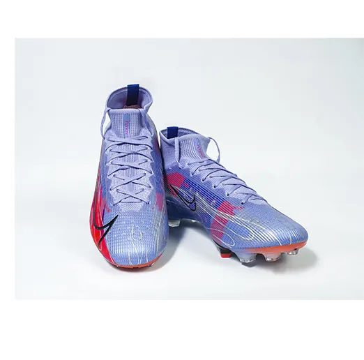 Бутсы NIKE AIR ZOOM MERCURIAL SUPERFLY 8 ELITE с носком фиолетово-красные