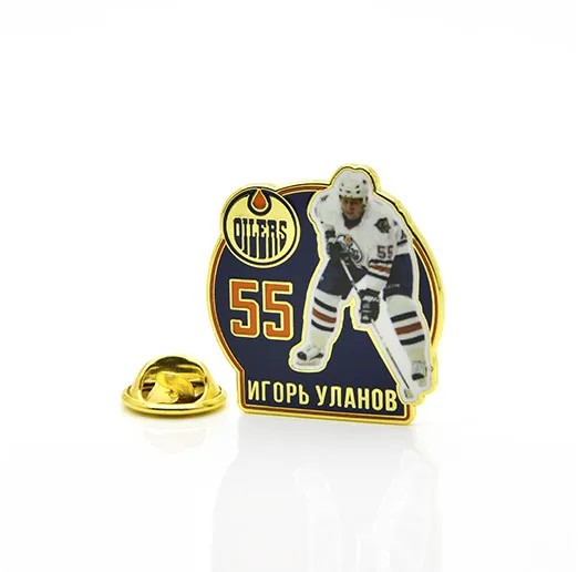 Значок НХЛ Звезда NHL Игорь Уланов №55