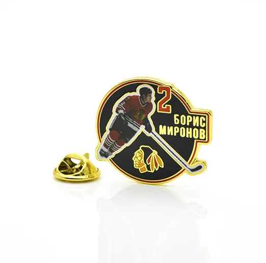 Значок НХЛ Звезда NHL Борис Миронов №2