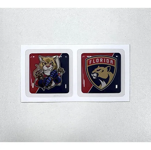 Наклейки на телефон логотип+талисман ХК Florida Panthers